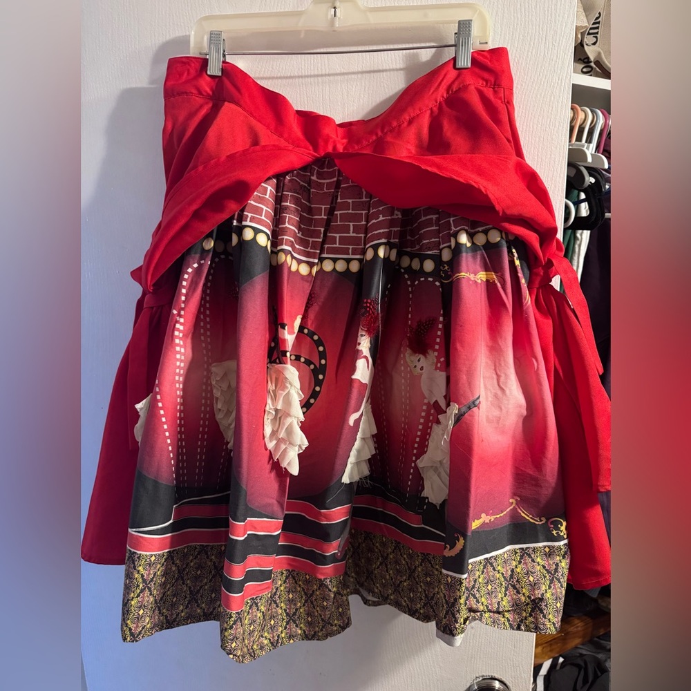 Unique Vintage Circus, burlesque, cabaret skirt
